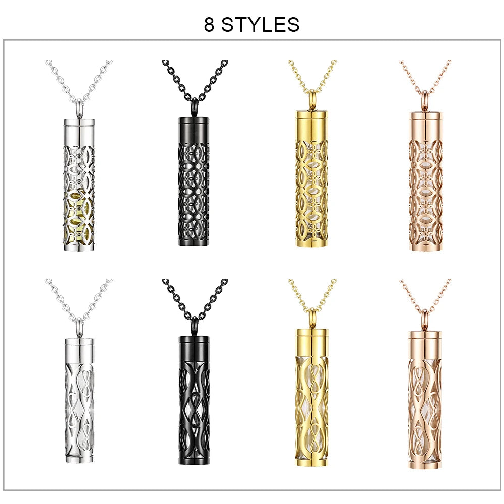 Essence Cylinder Aromatherapy Necklace