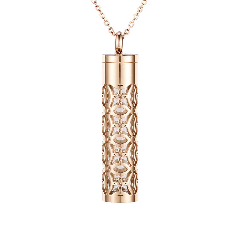 Essence Cylinder Aromatherapy Necklace