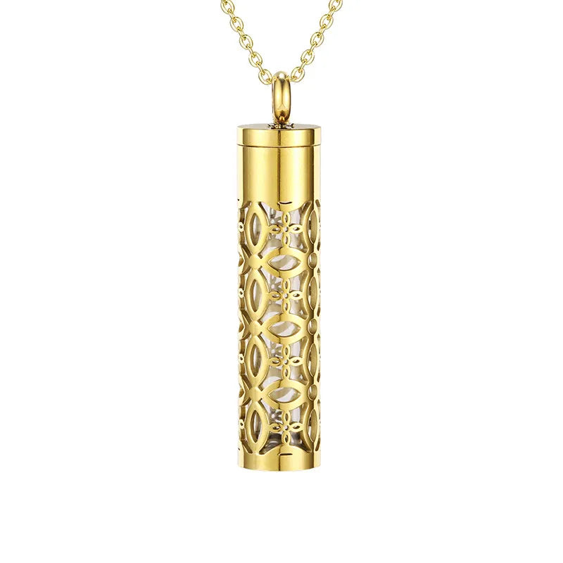 Essence Cylinder Aromatherapy Necklace