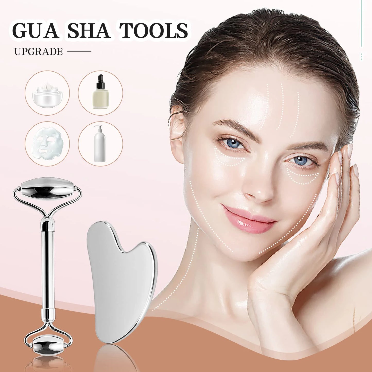 Stainless Steel Facial Massager