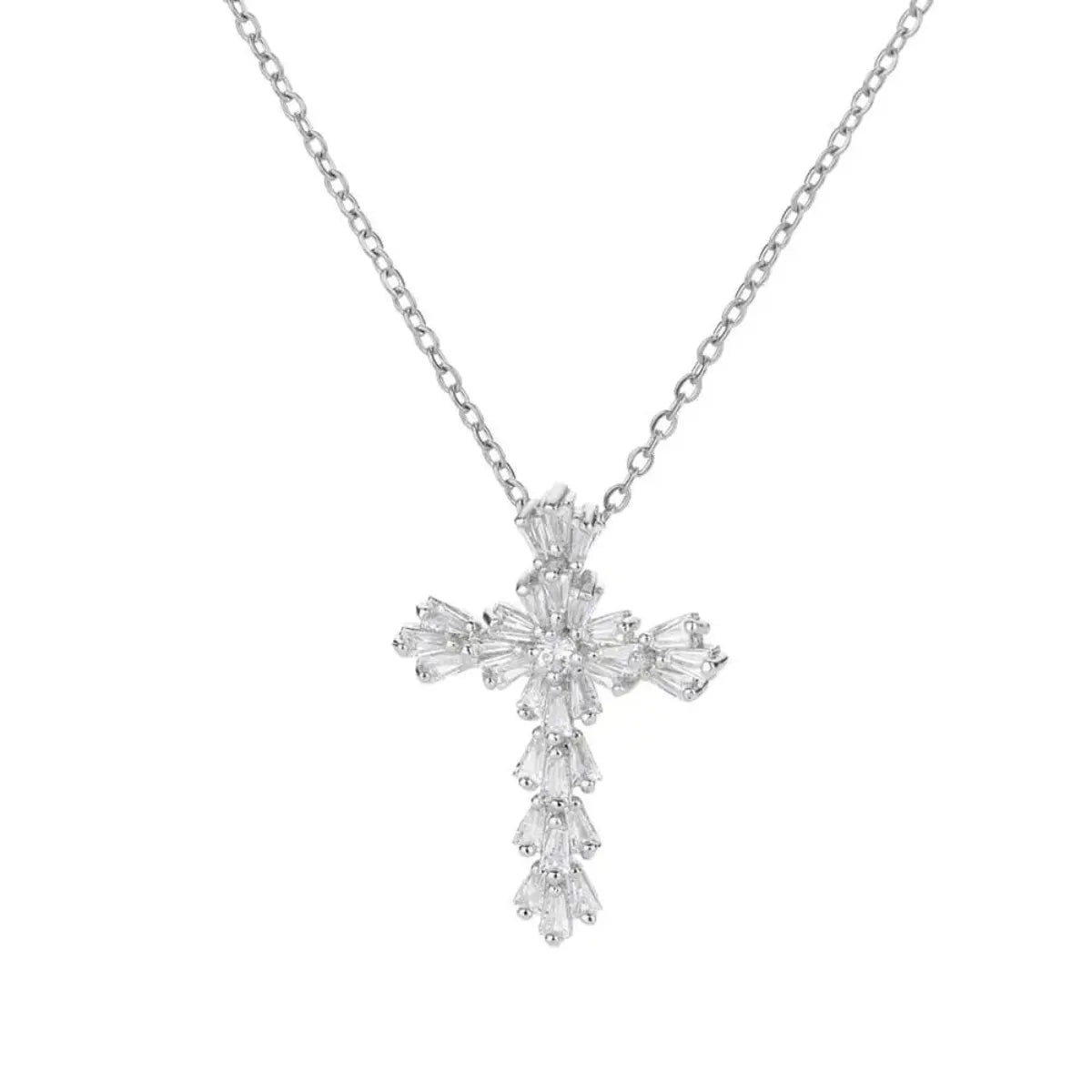 Radiant Cross Necklace