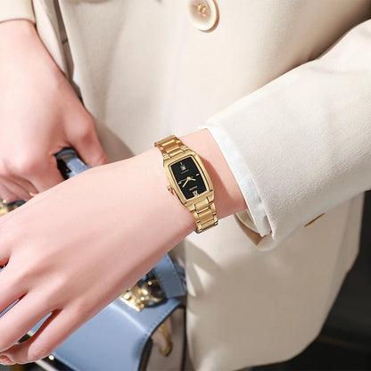 Fakoss Black & Gold Watch