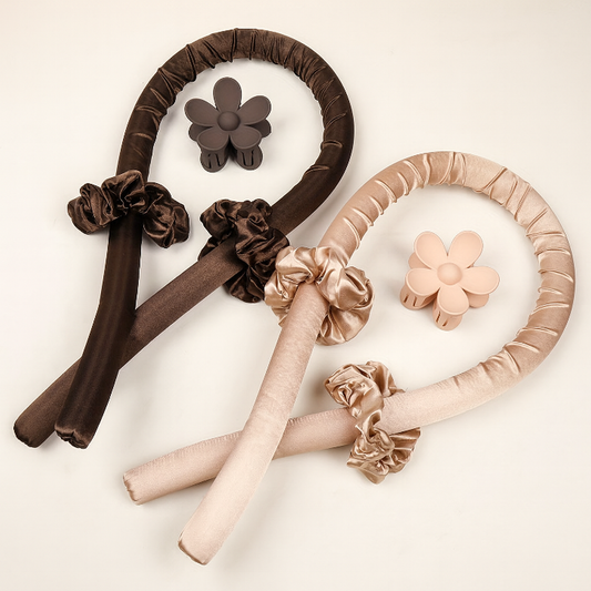 Satin Heatless Curling Set