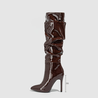 Aura Glossy Statement Boots