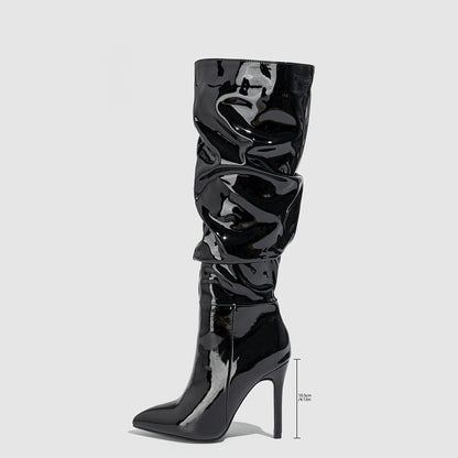 Aura Glossy Statement Boots
