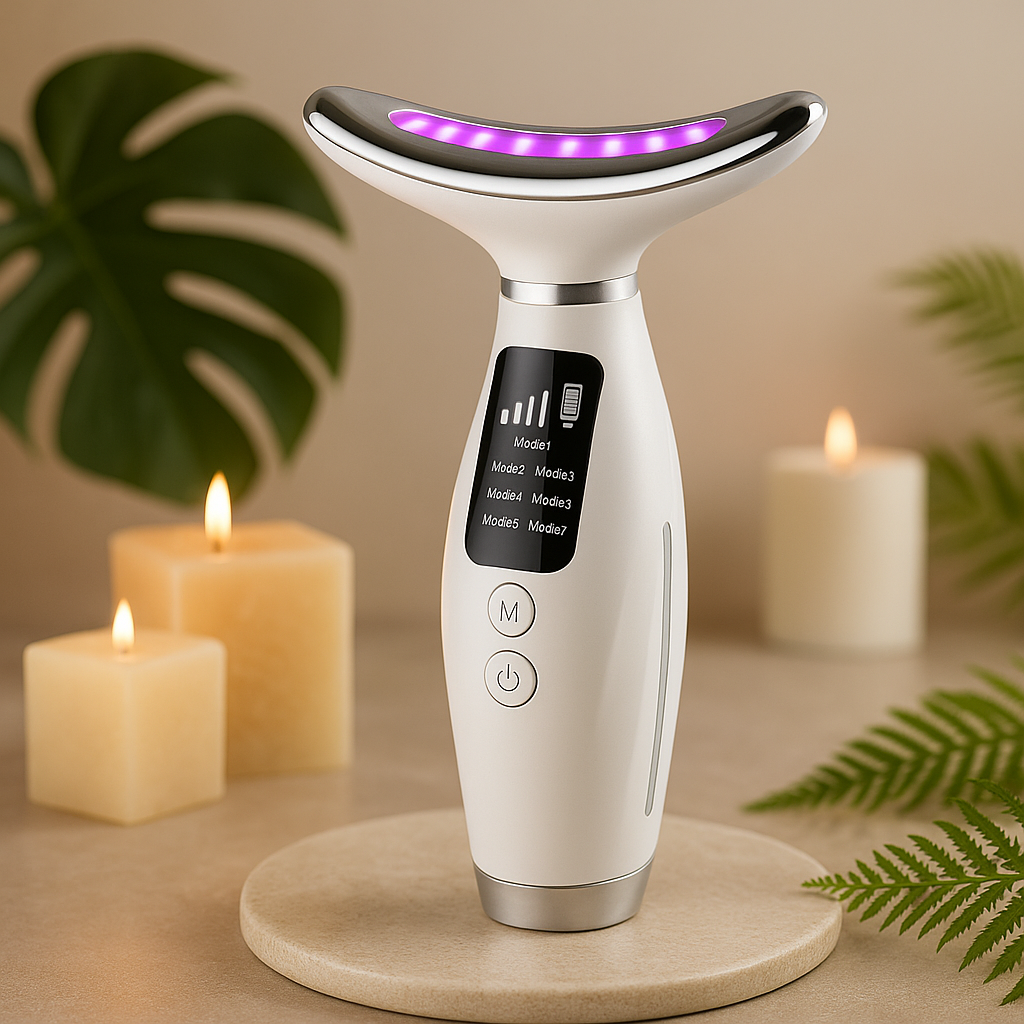 LED Rejuvenating Neck &amp; Face Massager