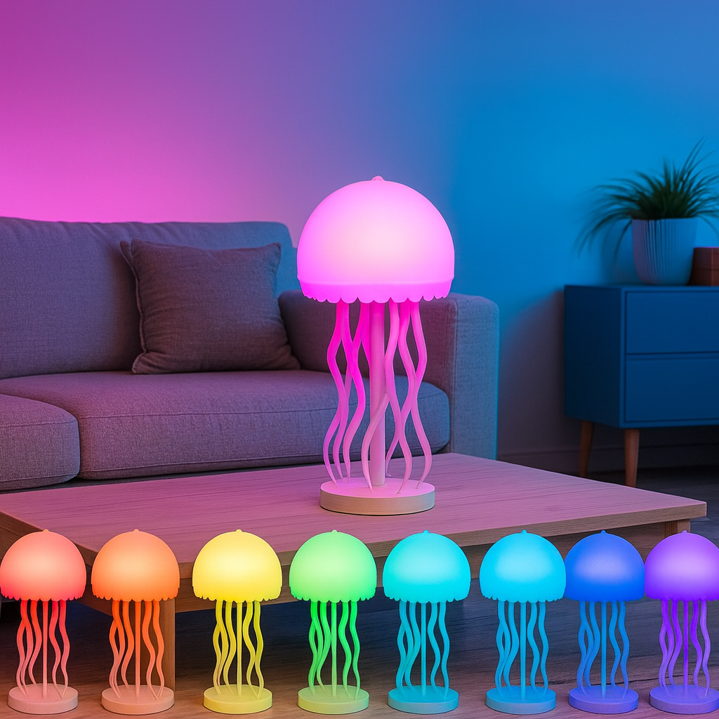 Jellyfish lamp 3d