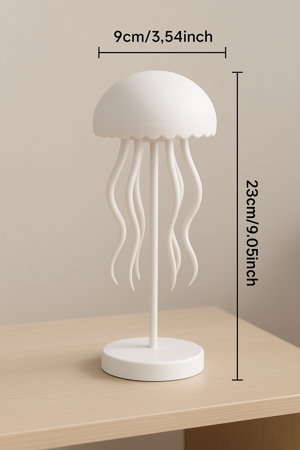 Jellyfish lamp 3d